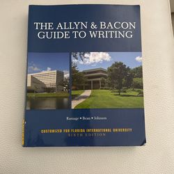 The Allyn & Bacon Guide To Writing