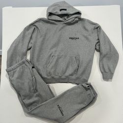  Fear of God Essentials Set Hoodie & Sweatpants Dark Oatmeal Size XL
