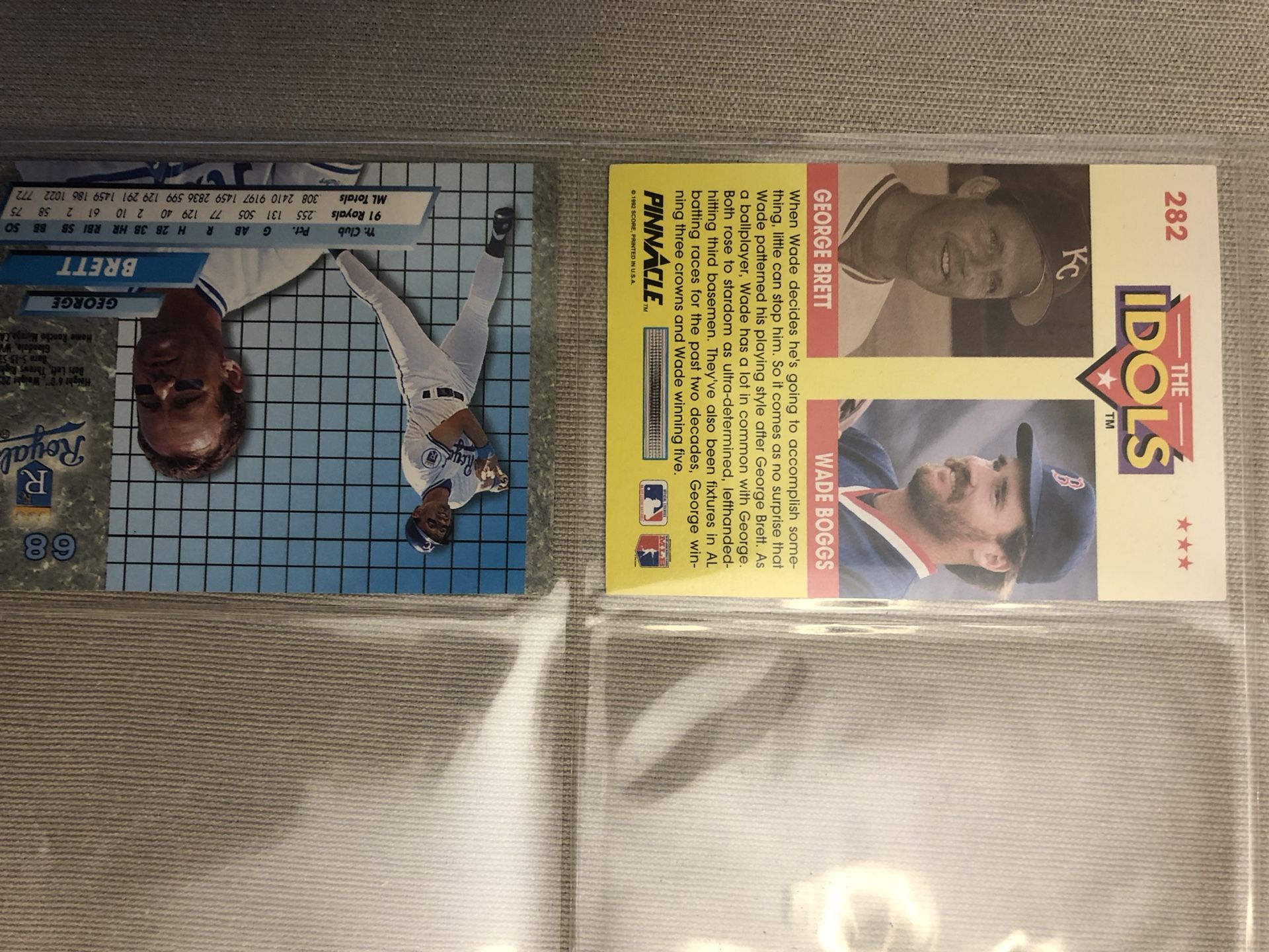 Mint Condition George Brett Baseball Cards ‘88-‘95