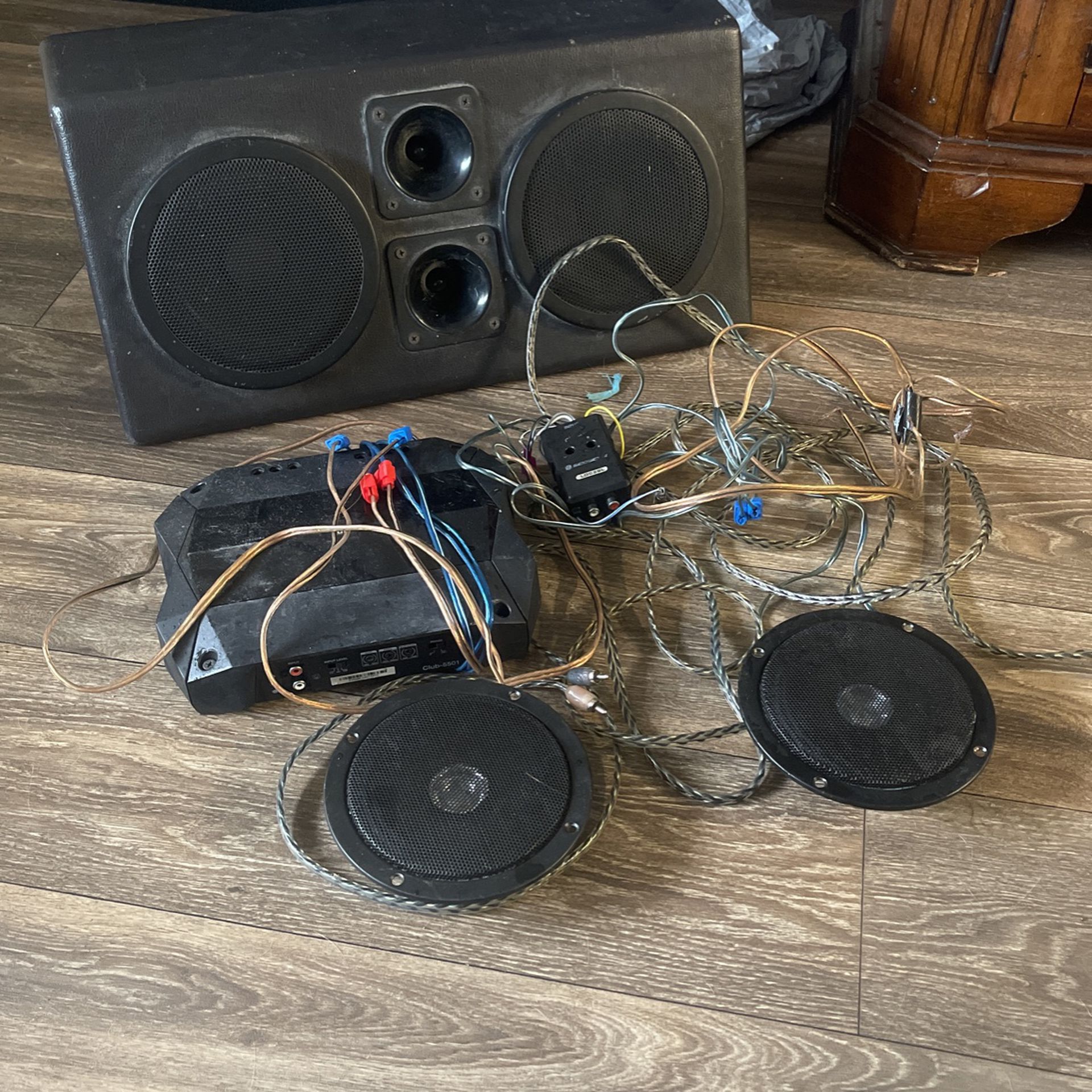 Speaker With Amplifier 