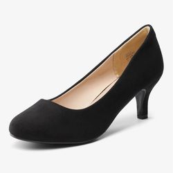 Women’s low heel pump shoes- size 10