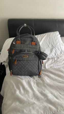 BobbleRoo Gray Diapers Back Pack