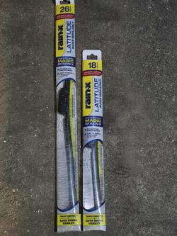 Water Repellent Wiper Blades Rain X 18 & 26 Inch
