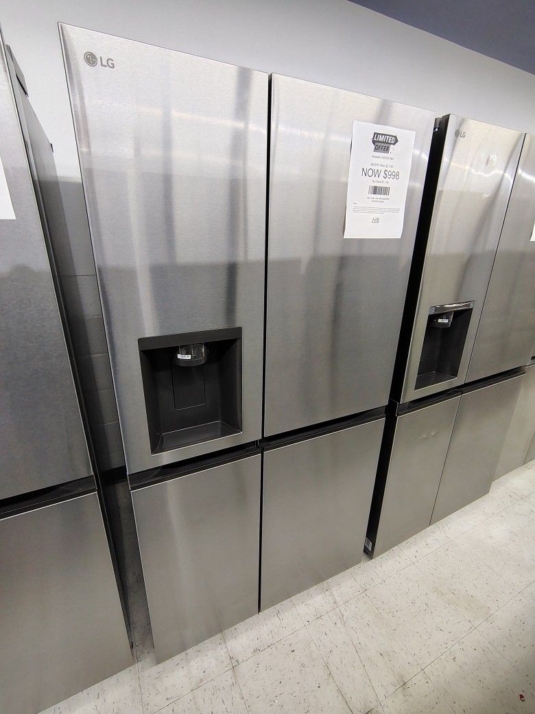 LG 27 Cu Ft Side by Side Smart Refrigerator w/ Craft Ice, External Ice & Water Dispenser