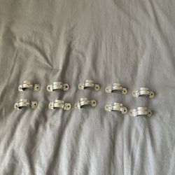  Item # 301382 American Valve 3/4" Galvanized Steel Pipe Straps 10 pack