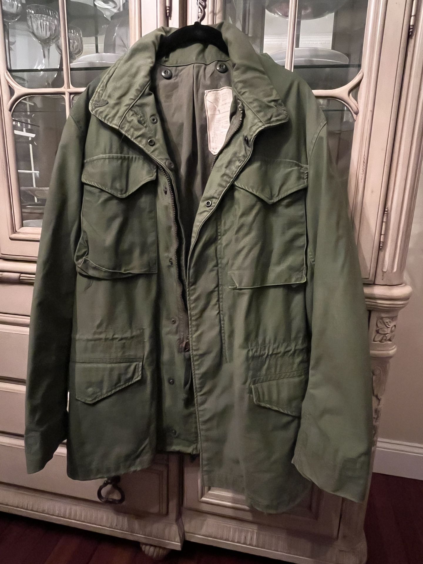 M65 Cold Weather Field Jacked Vtg Small Long