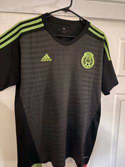 Mexico National Team Adidas Training Jersey Black/Green Size L