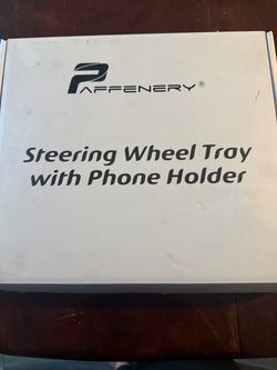 Steering wheel tray