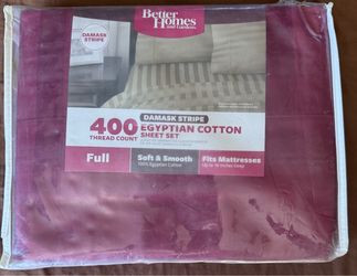 Brand New Burgundy Full Size Sheet Set