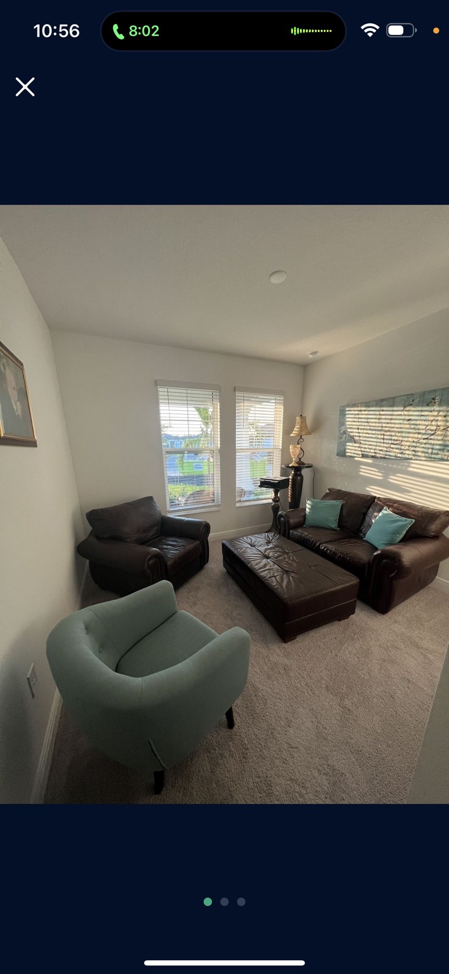 Leather Living Room Set