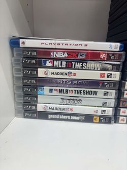 Playstation 3 games ($10  each plus tax)