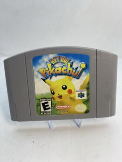 Hey You Pikachu Nintendo 64 N64 Original Authentic Genuine Game!