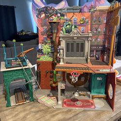 Ninja turtles sewer lair playset.