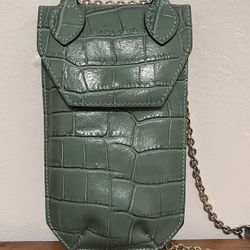 Women’s Green Phone Pouch Purse