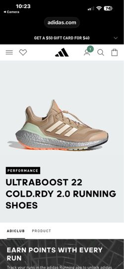 Adidas ULTRABOOST 22 COLD.RDY 2.0 RUNNING SHOES