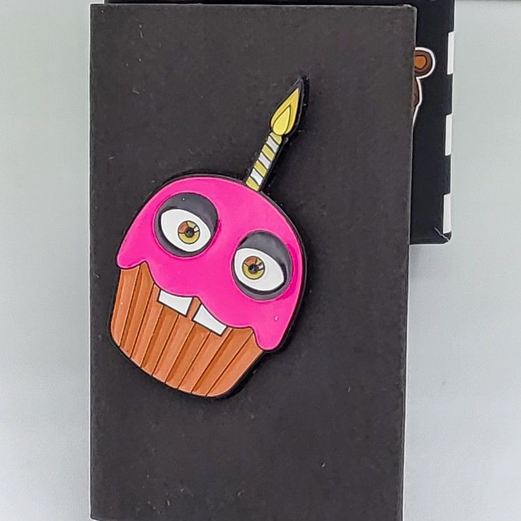 FNAF Mr. Cupcake Inspired Cupcake Enamel Metal Pin Blind Box Series 