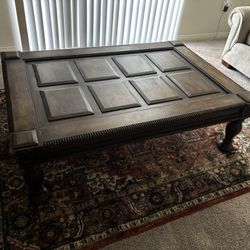 Large Wooden Coffee Table