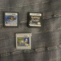 Super Mario 64, Sonic Laso World,  All For DS and 3DS