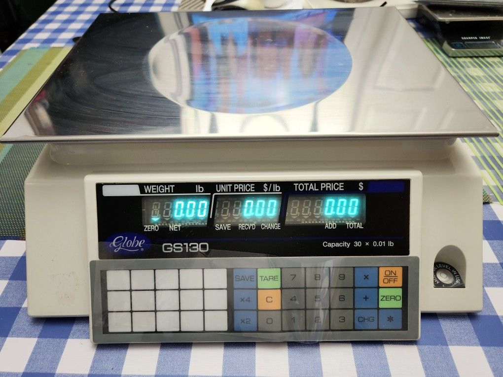Globe GS130 Price Computing Scale NEW