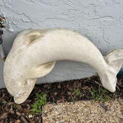 Cement Dolphin 26 Inches Long 
