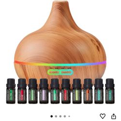 Aromatherapy Diffuser & Essential Oil Set