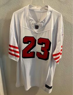 Men’s WHITE 49ers McCaffrey Jerseys