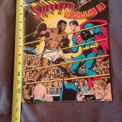 Oversized Superman Vs Muhammad Ali 1978