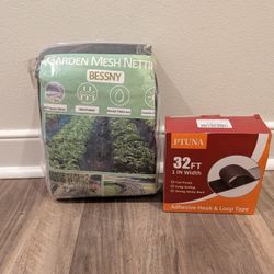 Plant Mesh Netting And Velcro Set