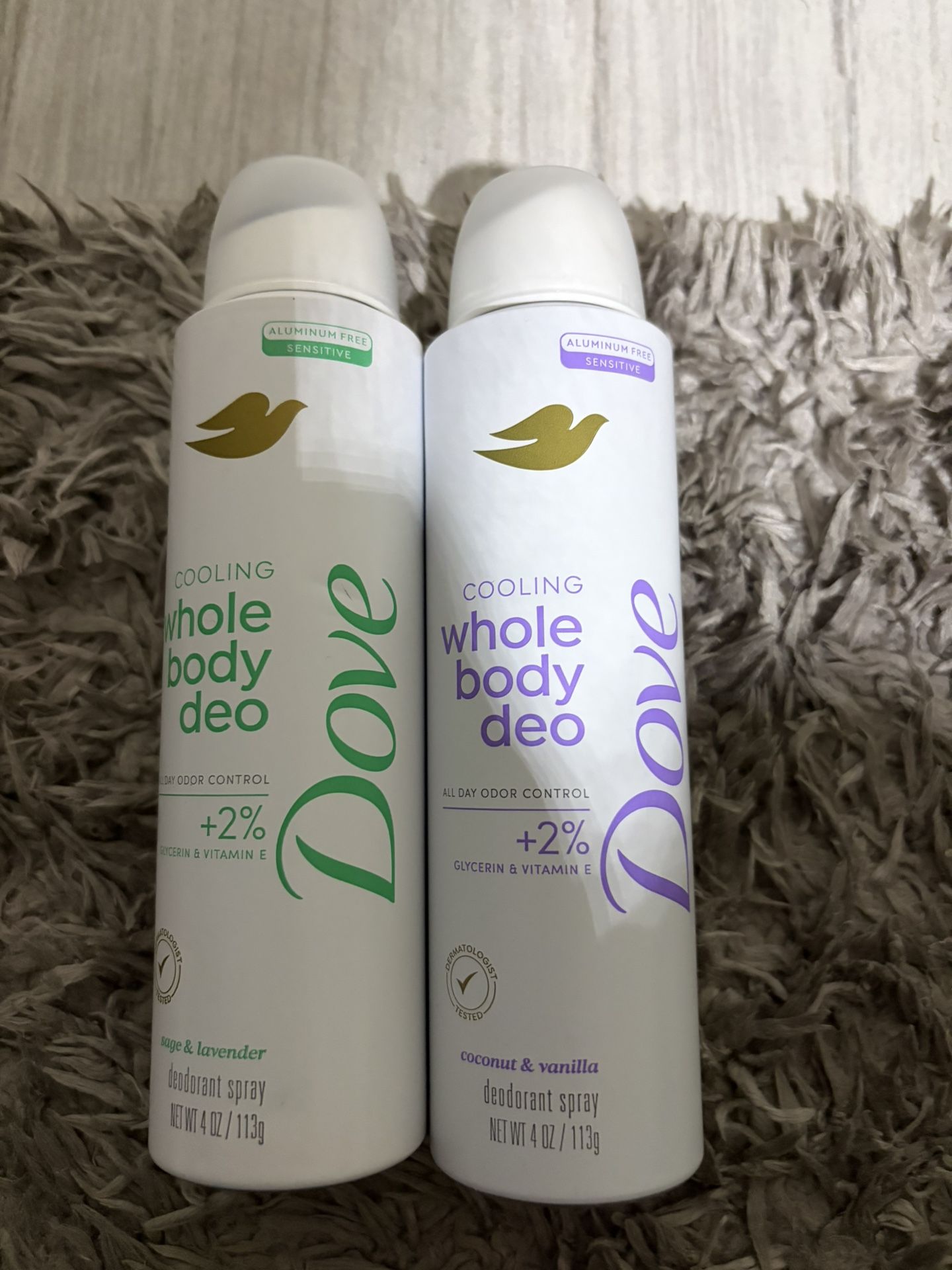 Dove Whole Body Deodorant $7.00 For Both Or $4.00each