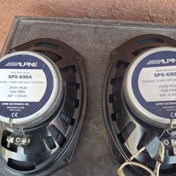 SPEAKERS BOSINAS ALPINE 6X9 GOOD CONDICIÓN ABLO ESPAÑOL
