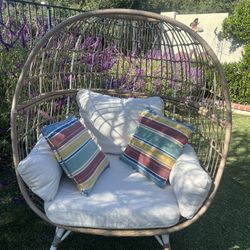 Outdoor Egg chair With Cover