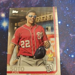 Juan Soto Topps Rookie Cup Photo Variation