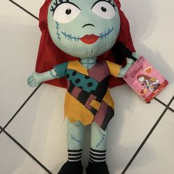 Disney Sally Valentines Greeter Plush Decoration 20” Brand New 