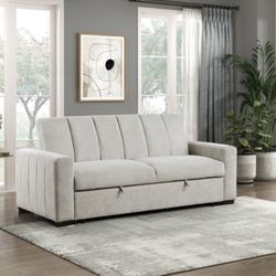 Light Gray Sleeper Sofa/ Sleeper Sofa