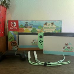 Nintendo Switch New Horizons Special Edition (like New)
