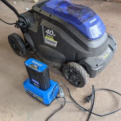 Kobalt 40V Cordless Lawn Mower & Fast Charger