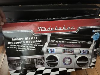 Bluetooth Boombox With LED Lights 