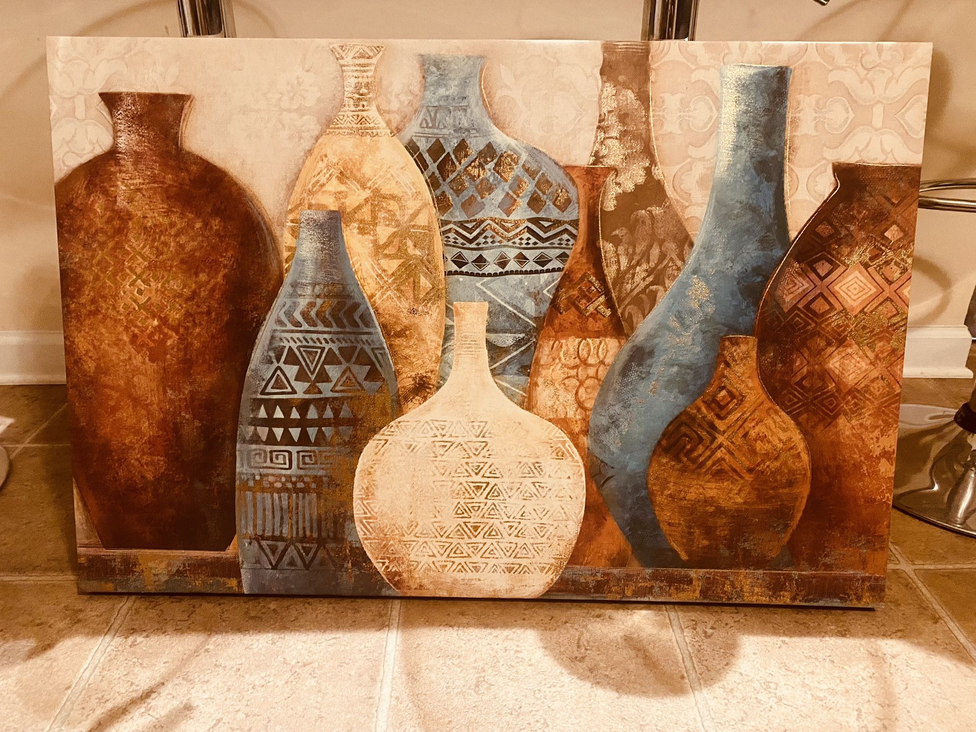 Vase Painting Canvas Wall Art 