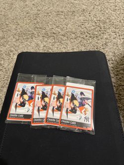 Naruto Bandai chakra Yankees card