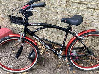 Kent red and black 2600 men’s beach cruiser