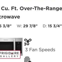 Frigidaire Microwave Like New