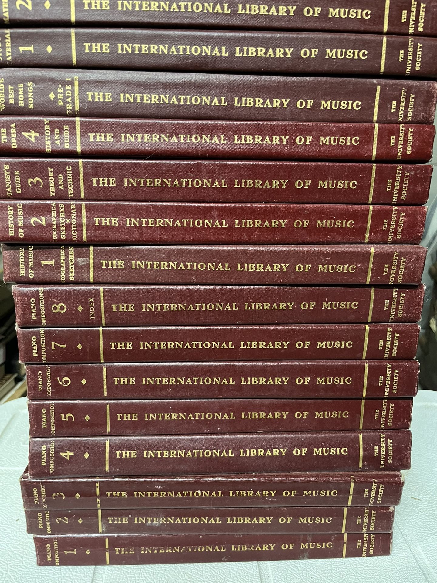 Complete 15 Volume Set "library Of Music"