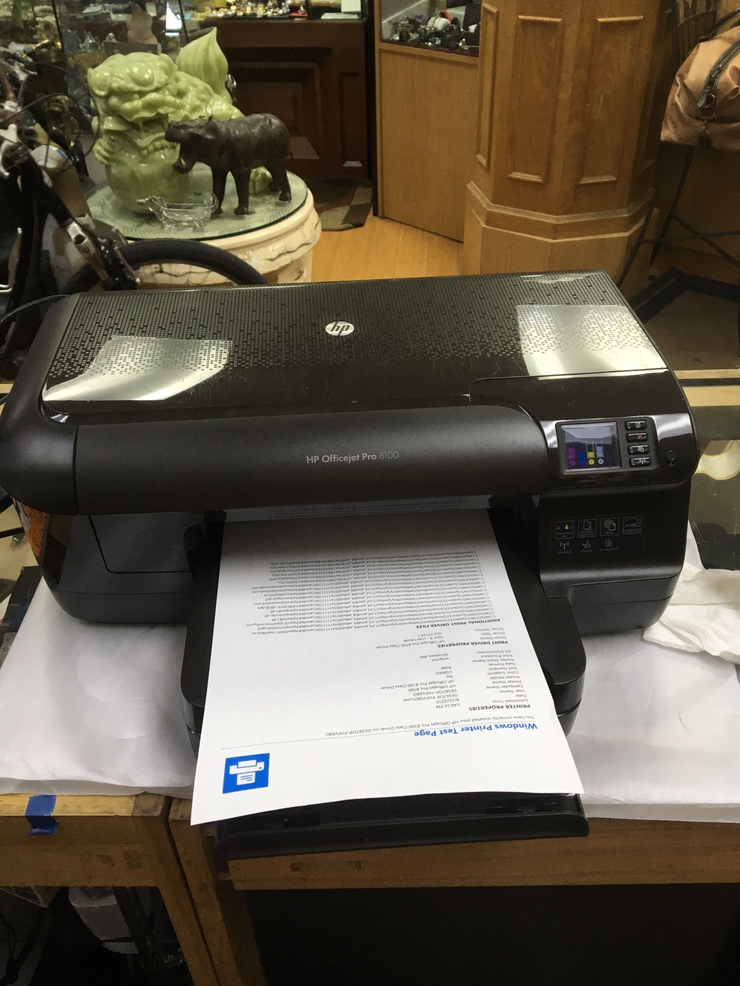 HP Officejet Pro 8100 Color Wireless Printer - Tested and in Great Working Condition