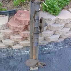 Hand Crank Blacksmith Drill Vintage