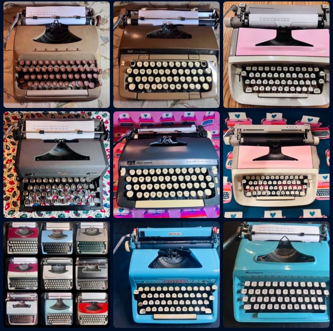 Lots Of Beautiful And Great Working Typewriters To Sell! 