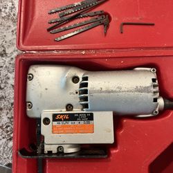 Skil Jig Saw 2 Speed Model 514 With Case Vintage