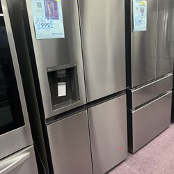 36” Side By Side Refrigerator Free Delivery With 1 Year Warranty 