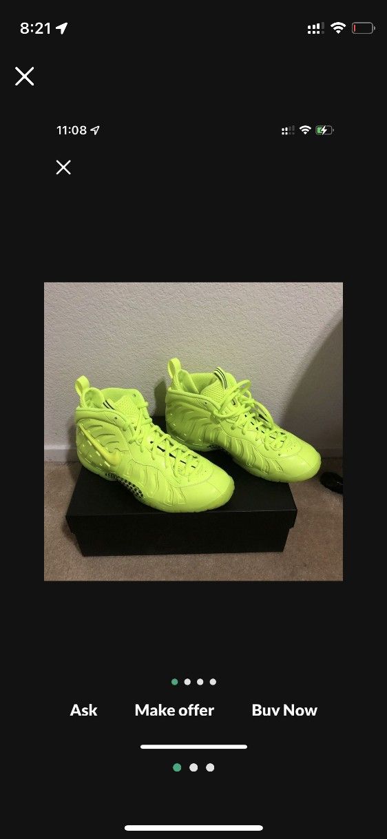 Brand New Foamposites Size 7y