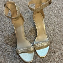 Gold Marc Fisher Heels