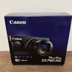 Brand new Canon PowerShot SX740 HS (Black)